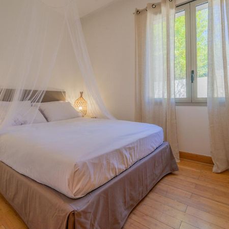 Appartement 6 Pers Jardin Prive La Cabane Bambou - Mandara Beach , Antibes French Riviera Juan-les-Pins Exterior foto